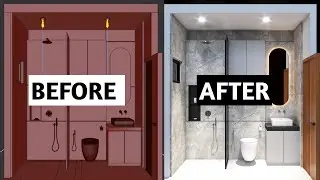 Bathroom Design | Bathroom 3d Design | Bathroom 3ds Max Tutorial | Bathroom 3d