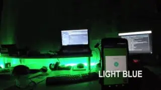 Android + Arduino voice controlled RGB led strip