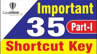 Coreldraw Shortcut key | Hindi tutorials | Part-I
