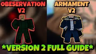 UNLOCKING ARMAMENT HAKI V2 + OBSERVATION HAKI V2 IN KING LEGACY #roblox #kinglegacy