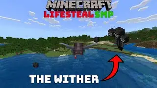 Fighting The Wither On The Lifesteal SMP!