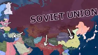 What if Soviet Union Annexed All Communist Countries? | HOI4 Timelapse