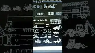 Kumpulan gambar kendaraan alat berat format DWG 