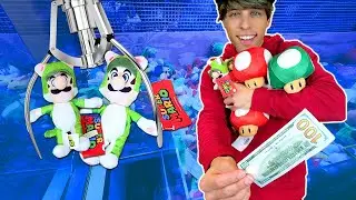 Epic DOUBLE Win on Super Mario Claw Machine: Can We Profit?