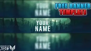 Youtube template banner NATURE style by JASM