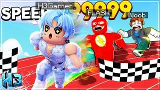 I RUN FASTER than FLASH?? Become the Fastest ATHLETE In RunStar Simulator | Roblox