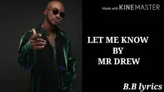 Mr Drew -- Let Me Know |Lyrics video
