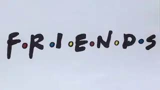 How to draw Friends Logo ✏️