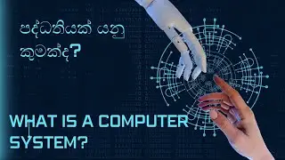 What is a computer System? පද්ධතියක් යනු කුමක්ද ?