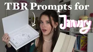 TBR Card Prompts Pick the Books I'll Read in January 📖 🎀