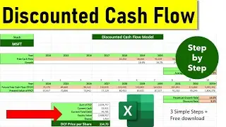Discounted Cash Flow Model | How to use DCF analysis to calculate a company's stock price