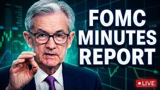 🔴WATCH LIVE: FOMC MINUTES REPORT 2PM! | JEROME POWELL FED MEETING REACTION