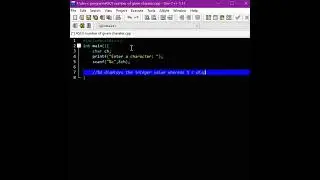 find ASCII number of a given character 