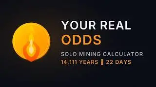 Solo Mining Odds Calculator — Real Chances for Bitaxe, Antminer & Rented Hashrate