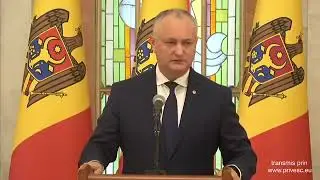 Ultimul discurs în calitate de președinte în exercițiu. Igor Dodon