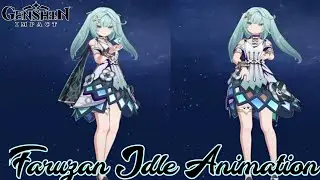Faruzan Update Idle Animation - Genshin impact 3.3 