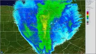 Radar/Satellite Loop April 18 to 19, 2022 Snow Storm