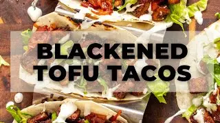 BLACKENED TOFU TACOS WITH CARAMELIZED BBQ ONION | VEGAN TOFU TACOS - Vegan Richa Recipes