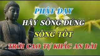 PHẬT DẠY: HÃY SỐNG ĐÚNG SỐNG TỐT – TRỜI CAO TỰ KHẮC AN BÀI | Bài Giảng Thiền Chữa Lành Cực Hay