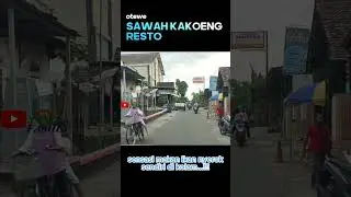 otewe SAWAH KAKOENG RESTO, mau makan ikan nyerok dulu di kolam Lur...!!!