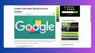 Google Is Testing New Default Favicon Designs