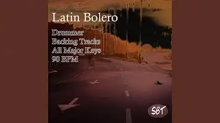 Latin Bolero Drum Backing Track in E Major, 90 BPM, Vol. 1