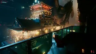 Cyberpunk 2077 4K Gameplay - Chinese New Year