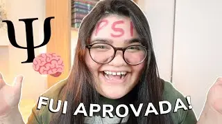 🤩 FUI APROVADA EM PSICOLOGIA! Vou sair da universidade federal?