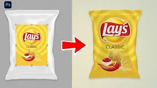 Lays Chips Design and Mockup in Photoshop: Ultimate Guide! Adobe Photoshop Tutorial