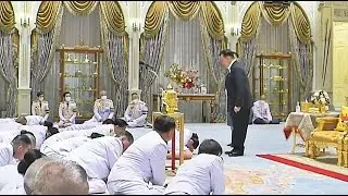 พระบาทสมเด็จพระเจ้าอยู่หัว พระราชทานพระบรมราชวโรกาสให้ นายกรัฐมนตรี และครม. เฝ้าฯ ถวายสัตย์ 6ก.ย.67