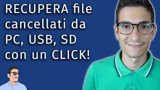Come RECUPERARE file cancellati dal PC (anche USB, SD) con un CLICK | EaseUS Data Recovery (ITA)