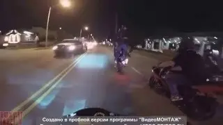 Погоня ДПС за мото техникой  Подборка 2015 #4