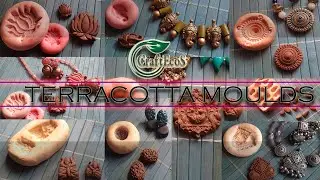 #CraftEcos #ExtrasAviyal #TerracottaJewelry Terracotta Moulds Collection
