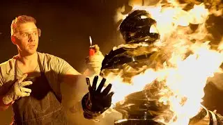 🔥 FIRE SCULPTURE! What could go wrong?..