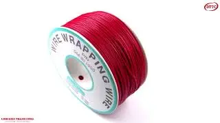 Cuộn dây 30AWG 0.25mm 250 mét - màu đỏ!!!CHUYÊN CHO ANH EM CHẾ  MẠCH!!!