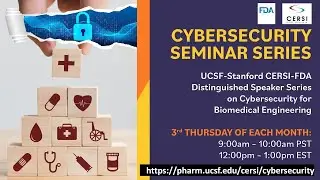 Cybersecurity Seminar Series (May 2024): Nastassia Tamari