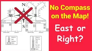 How to Describe a Map When There Is *No Compass*//ielts writing task 1 map