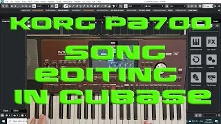 Korg pa700: Edit Song in Cubase