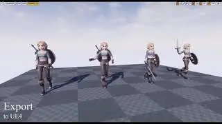 Animation, Rigging, UE4 Reel