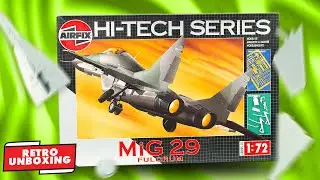 Retro Unboxing Airfix | MiG 29 Fulcrum- HI-TECH SERIES
