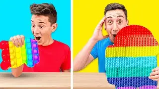 WEIRDEST GIANT POP IT in the WORLD! 🔘 Pop it Challenge Compilation