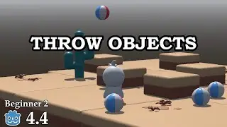 How to pick up and throw rigidbody objects - Learn Godot 4 3D - no talking