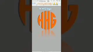 HHG logo design in corol draw #corel #graphicdesign #logodesign