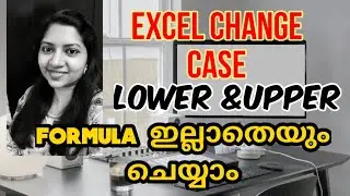 How to change Small Letter to Capital letter Change case in Excel with or without Formula