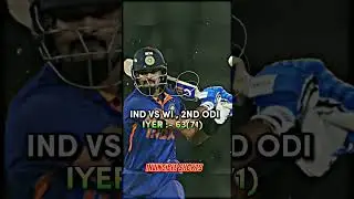 Shreyas Iyer In Odi 🔥🔥 