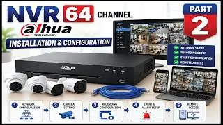 Installation NVR or DVR Dahua Part 2| How to Installation of Unbox NVR or DVR network video recorder