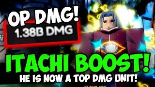 New BOOSTED Itachi is ABSOLUTELY CRACKED! 1.5 BILLION DMG! | Anime Last Stand Showcase