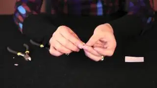Origami: Perle en papier et boucles d'oreille
