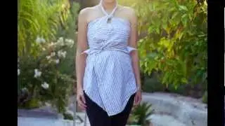 How To: Wear His Dress Shirt As A Dress :)