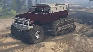 SpinTires Mod 1972 Chevrolet Half Track Work Truck